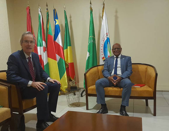 Préparation de la 2ème Conférence Interministérielle à Yaoundé : l’Ambassadeur de la République fédérale d’Allemagne reçu en audience par le Président de la Commission de la CEEAC — 1