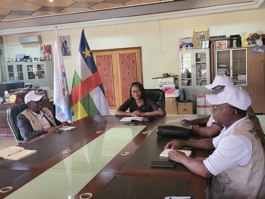 RCA : La Mission d’Observation Électorale de la CEEAC reçu en audience par la Ministre des Affaires étrangères — 2