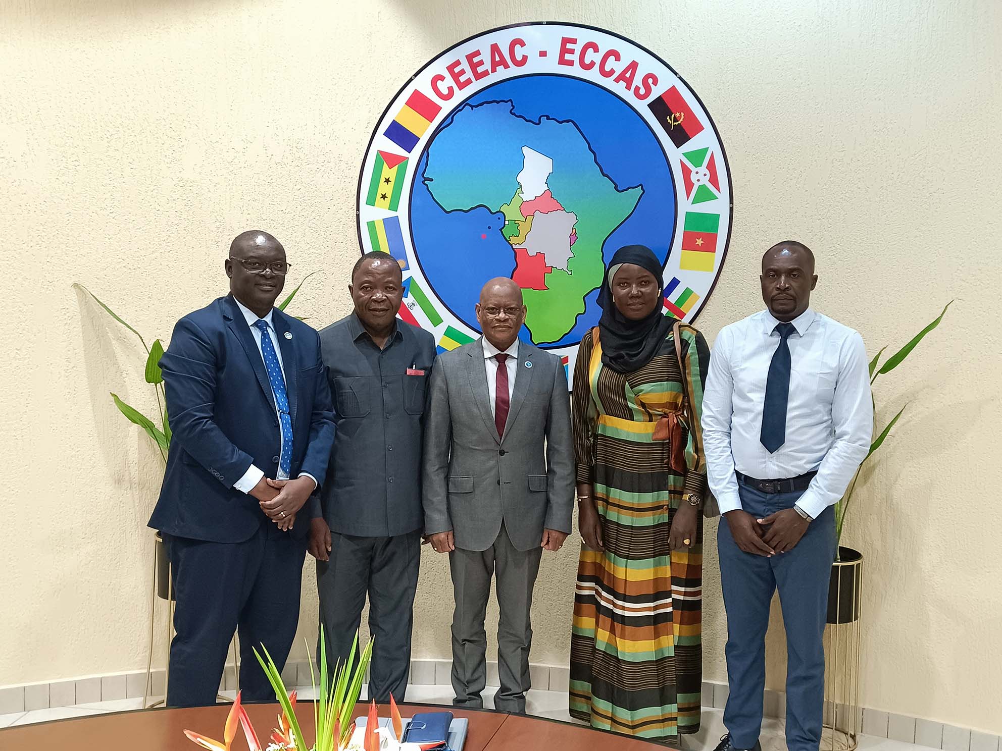 Une Mission de NORCAP reçue par le Président de la Commission de la CEEAC — 1