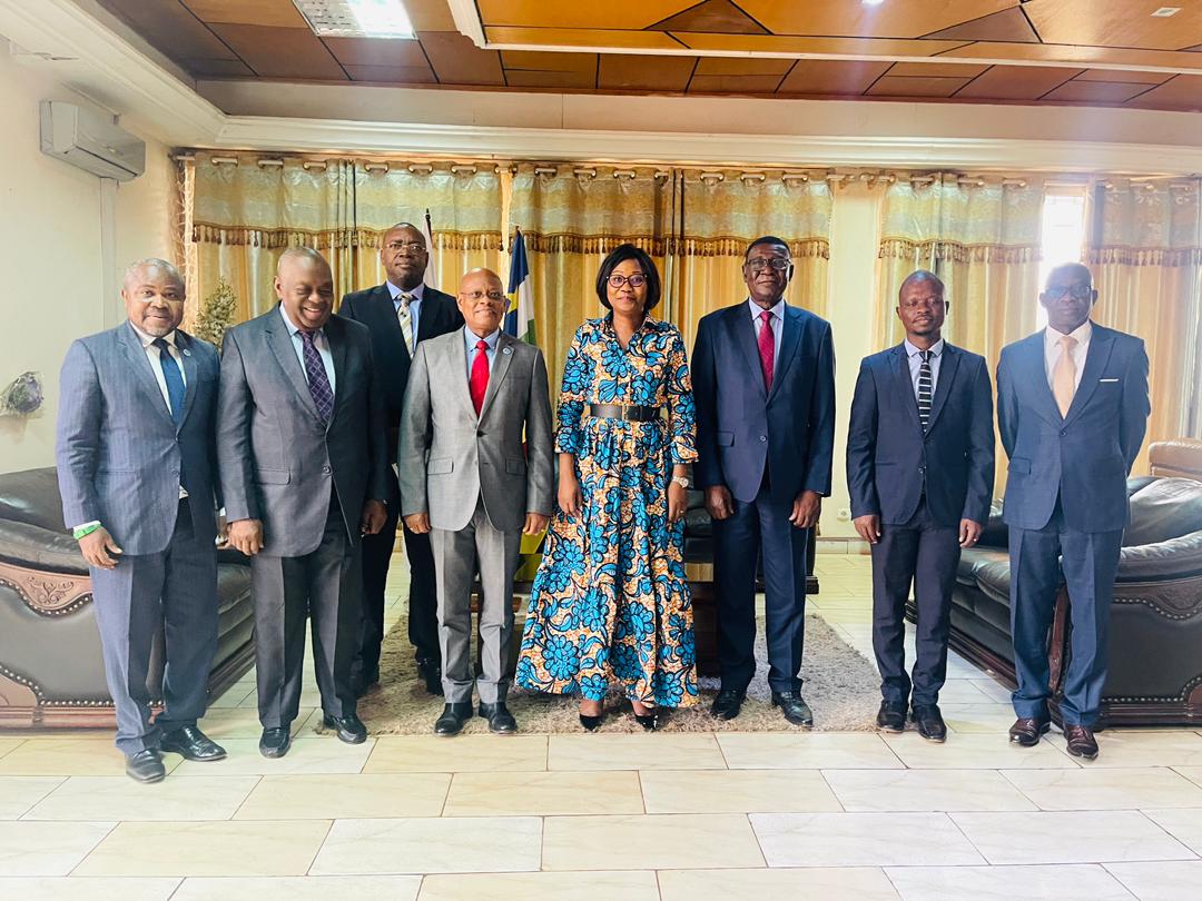 VISITE DU PRESIDENT DE LA COMMISSION DE LA CEEAC A BANGUI — 1